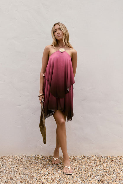 Ophelia Paradise Maxi Dress in Soft Yellow
