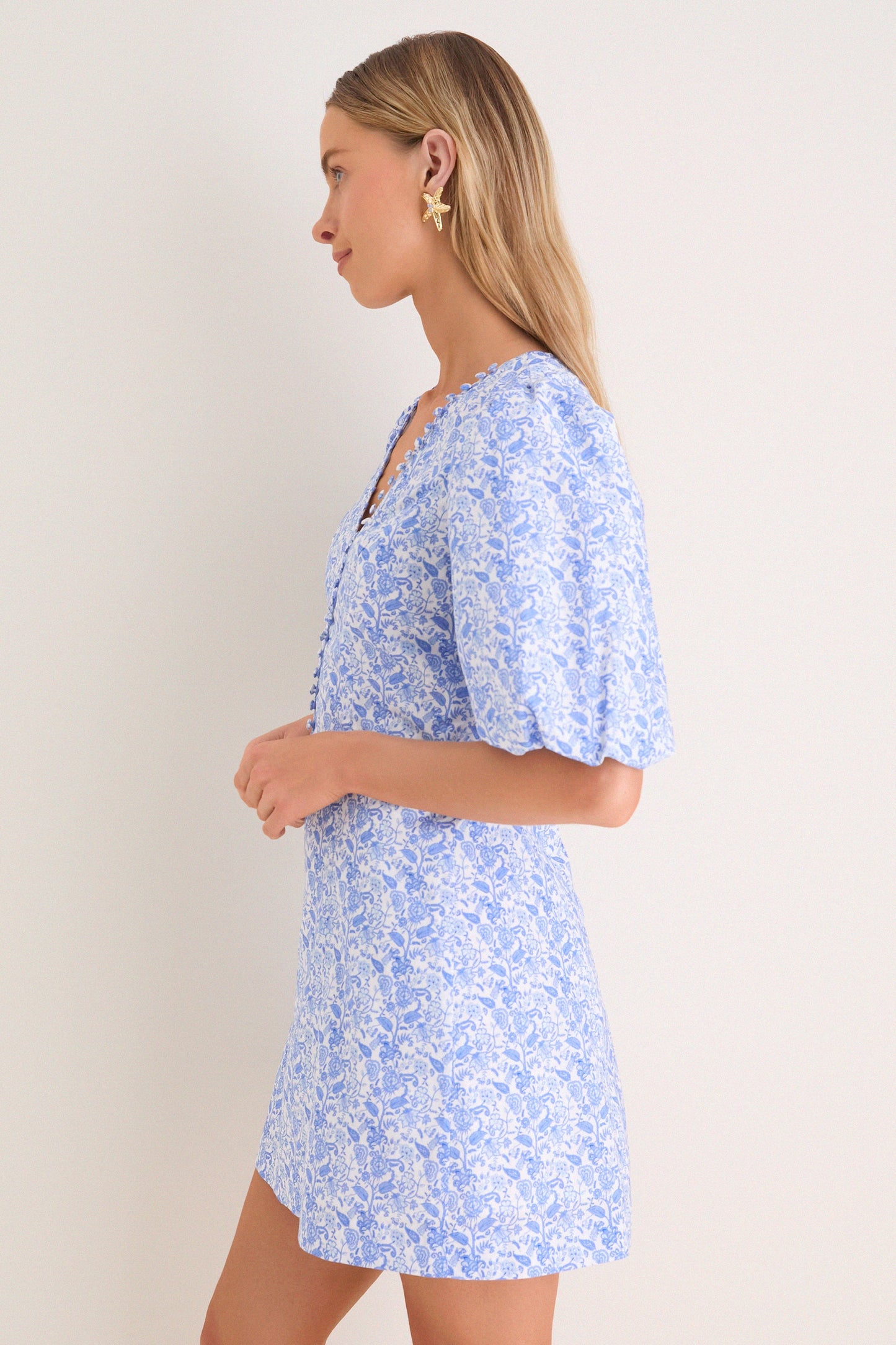Marcy Ditsy Floral Mini Dress