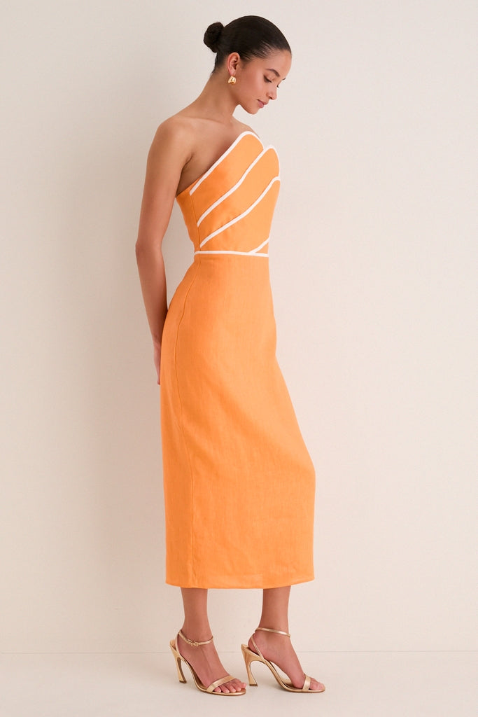 Clementine Linen Maxi Dress