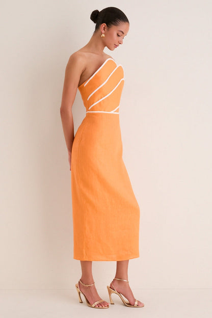 Clementine Linen Maxi Dress