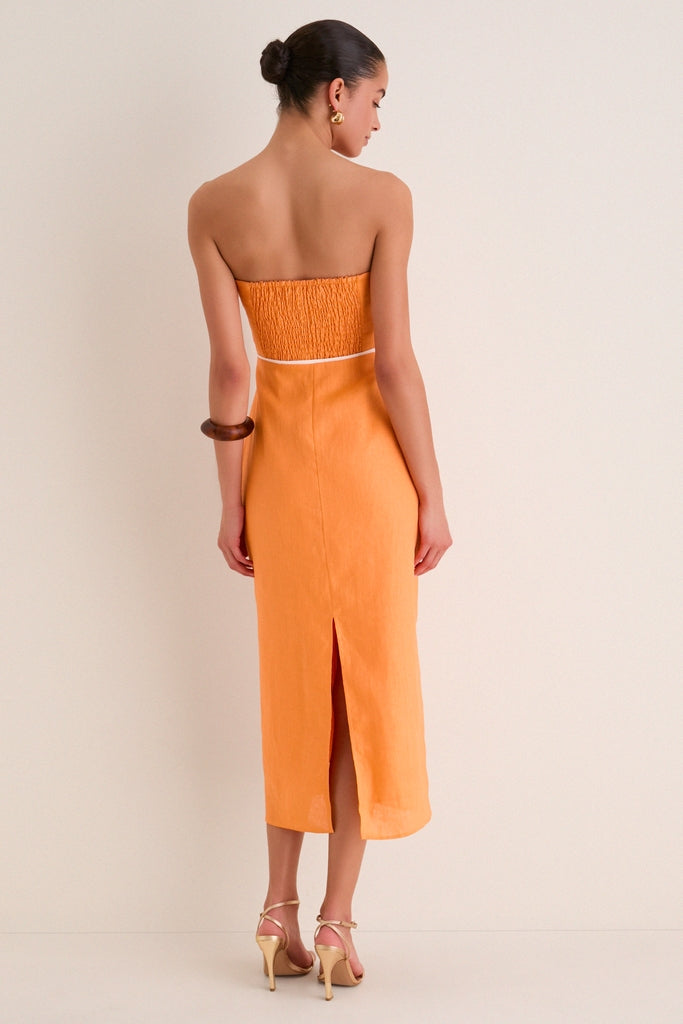 Clementine Linen Maxi Dress