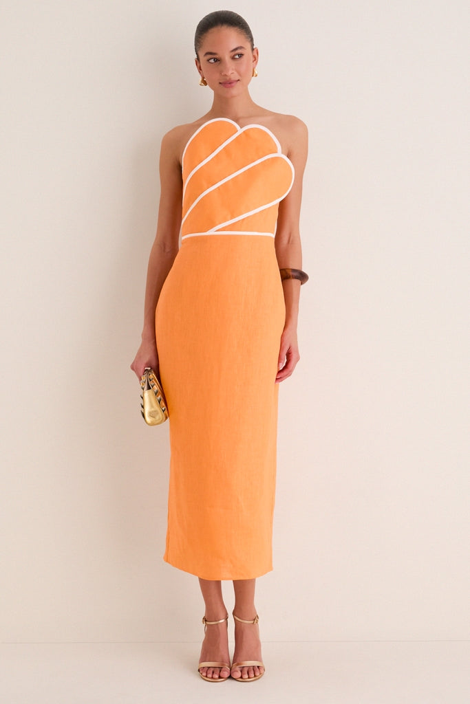 Clementine Linen Maxi Dress