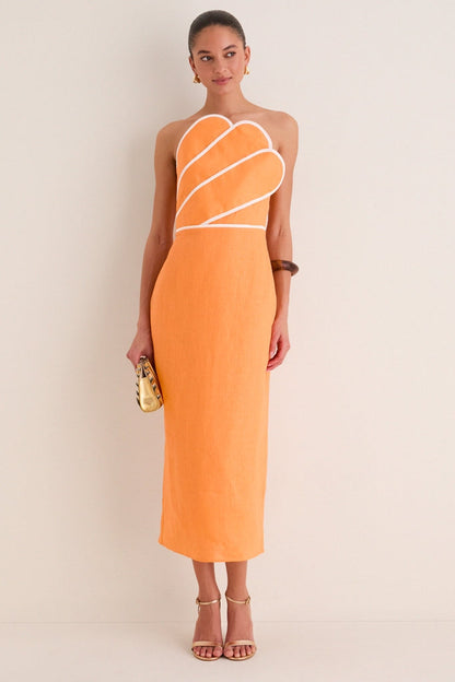 Clementine Linen Maxi Dress