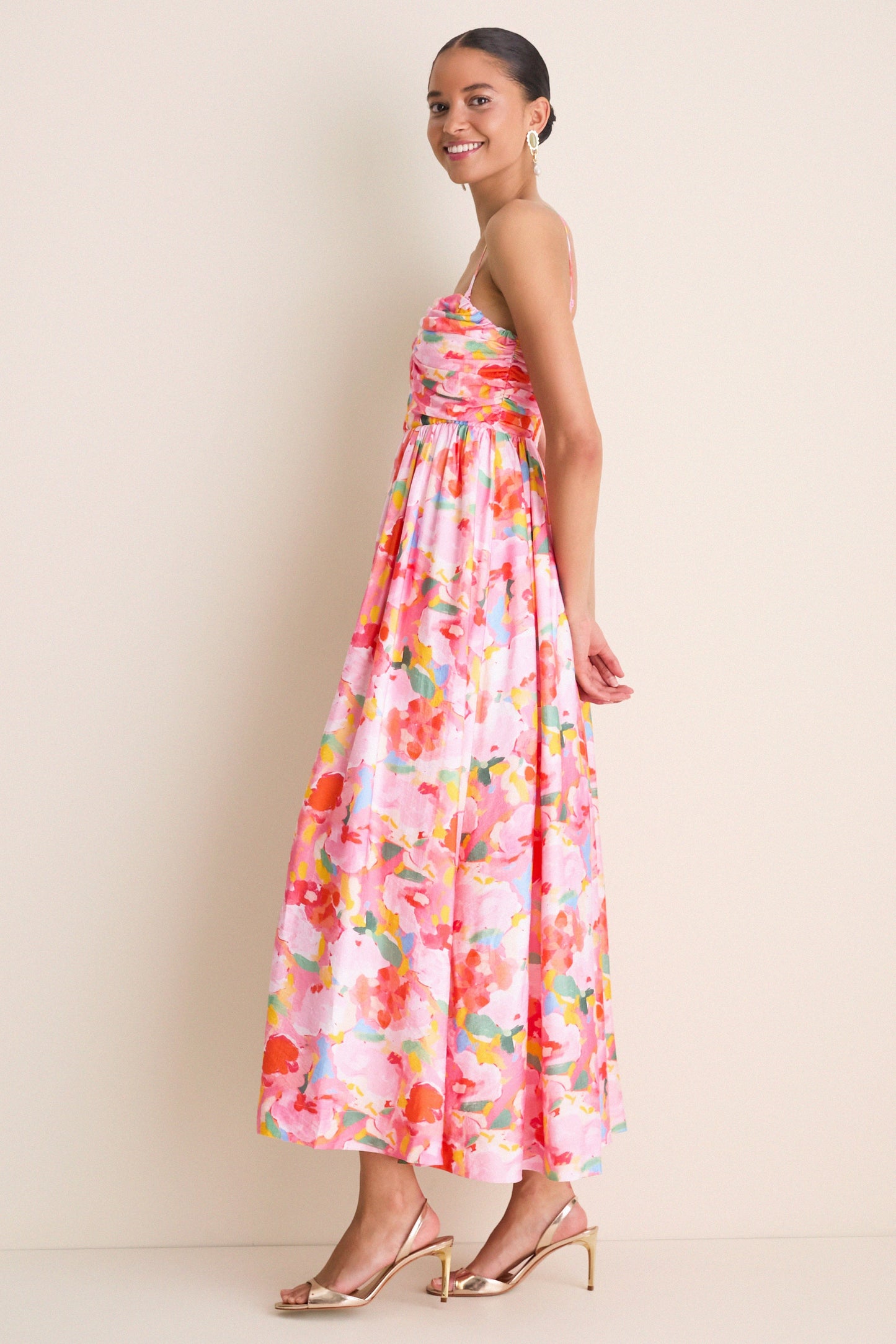 Harper Watercolor Maxi Dress