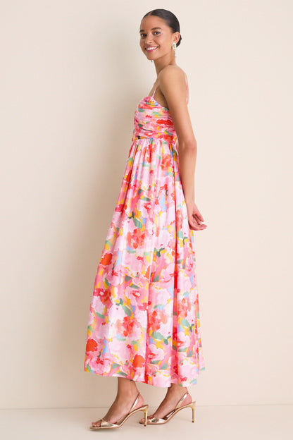 Harper Watercolor Maxi Dress