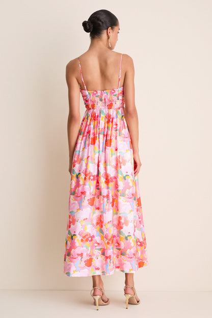 Harper Watercolor Maxi Dress