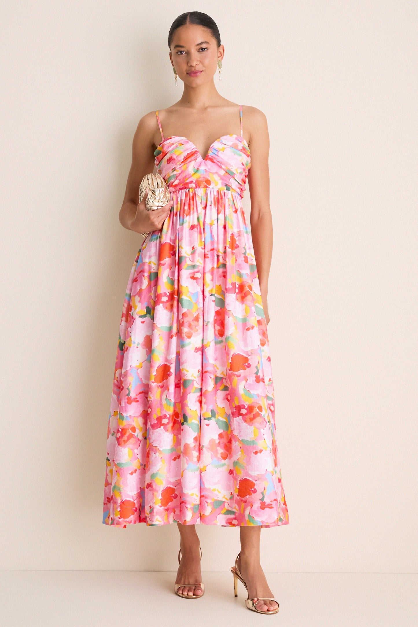 Harper Watercolor Maxi Dress