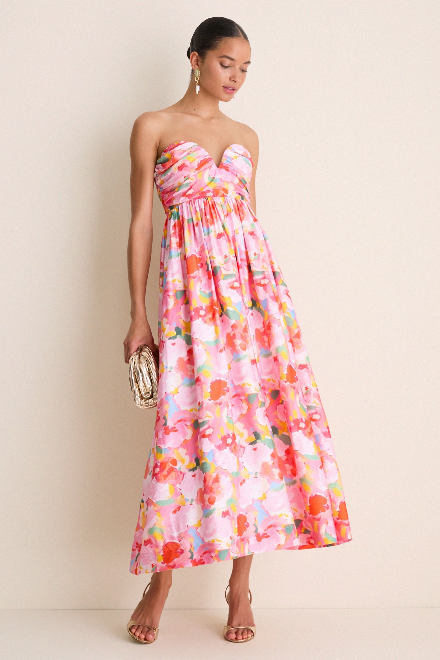 Harper Watercolor Maxi Dress