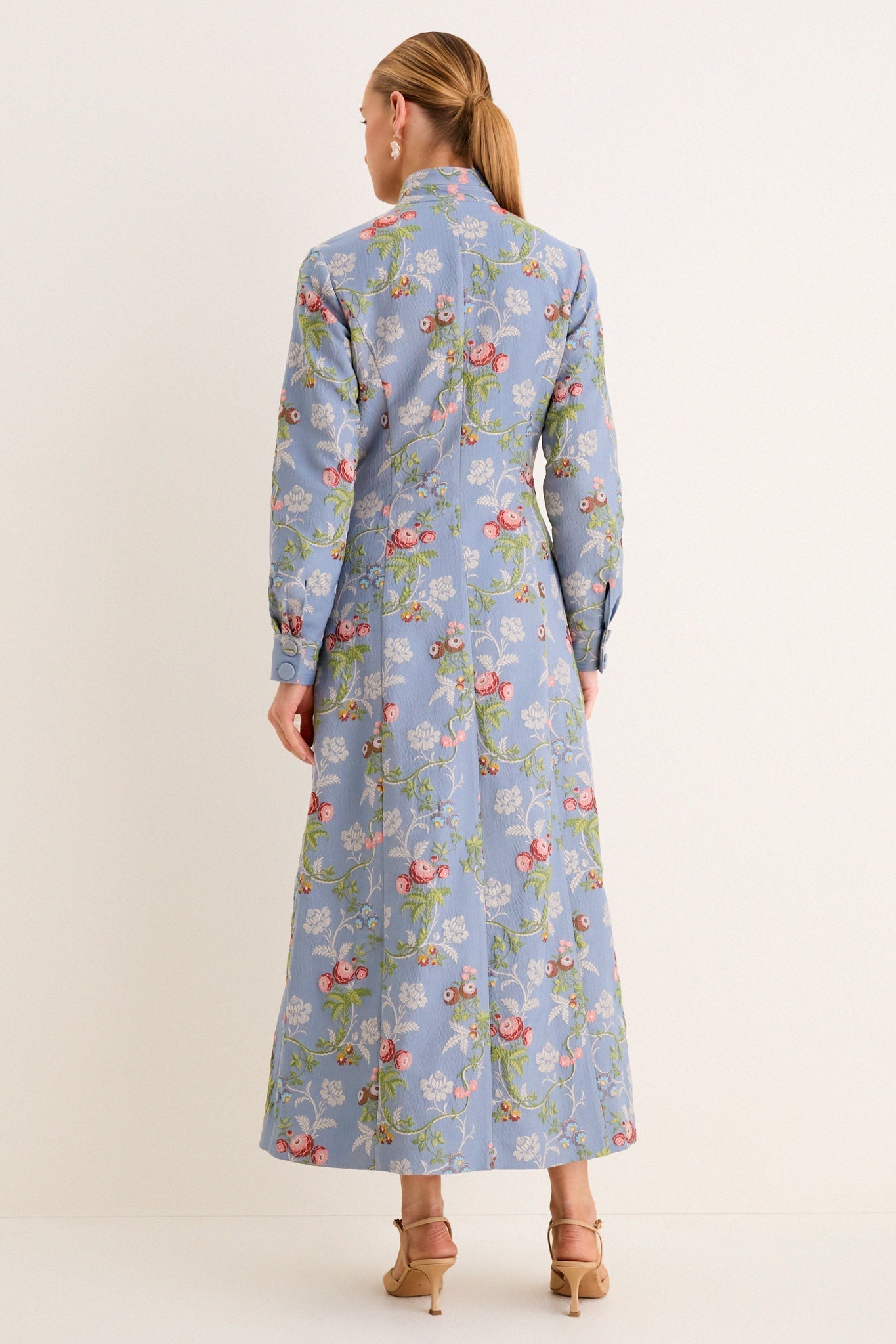 Beatrice Jacquard Coat Dress