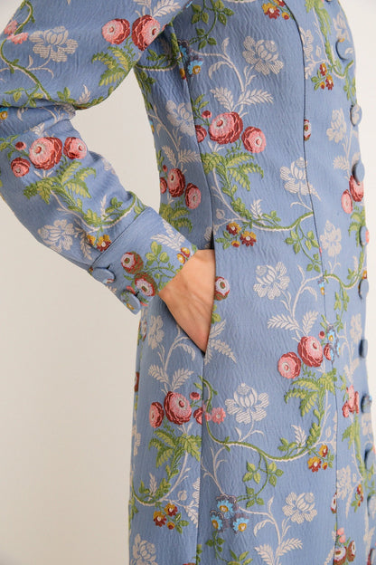 Beatrice Jacquard Coat Dress