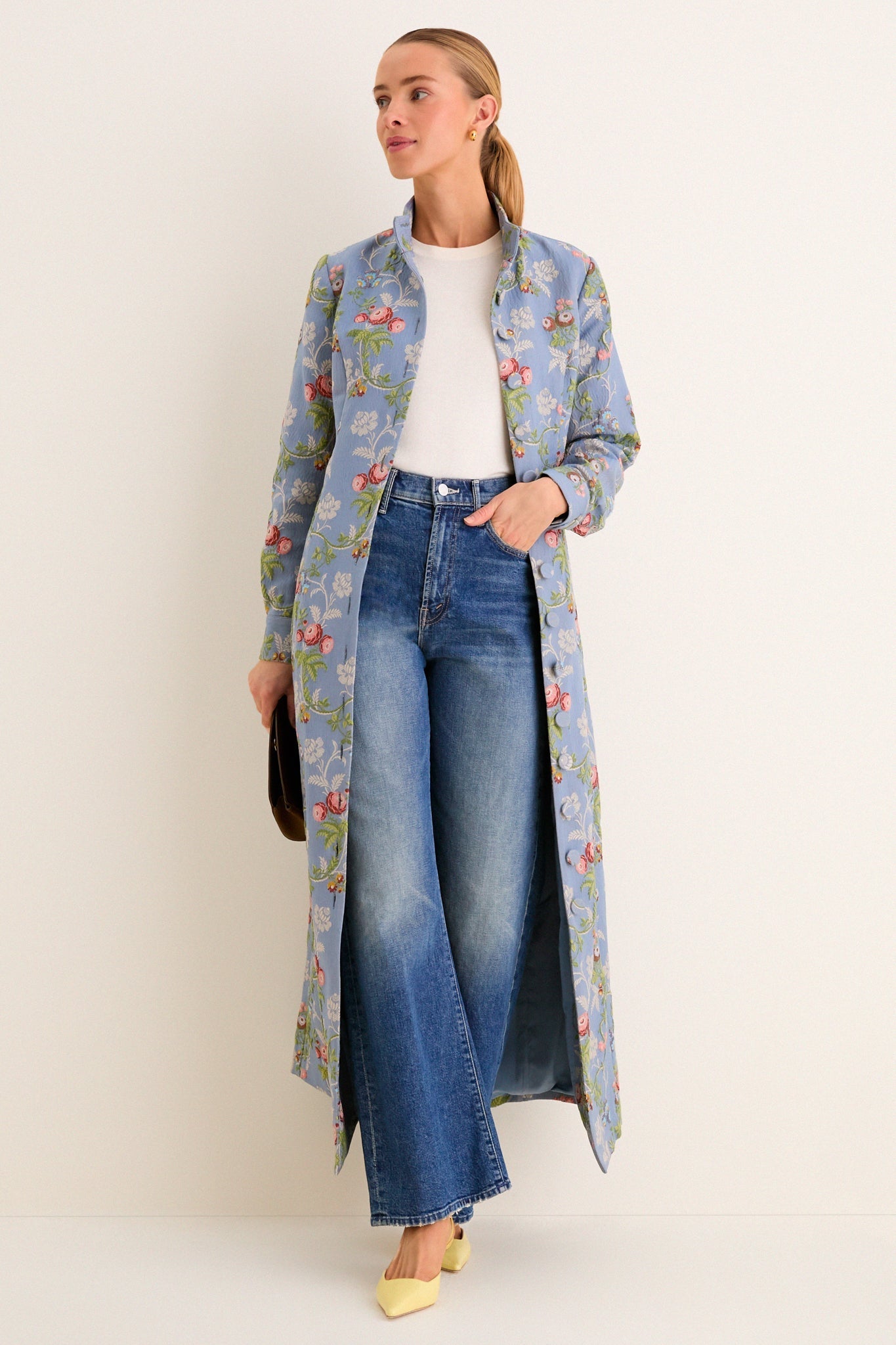 Beatrice Jacquard Coat Dress