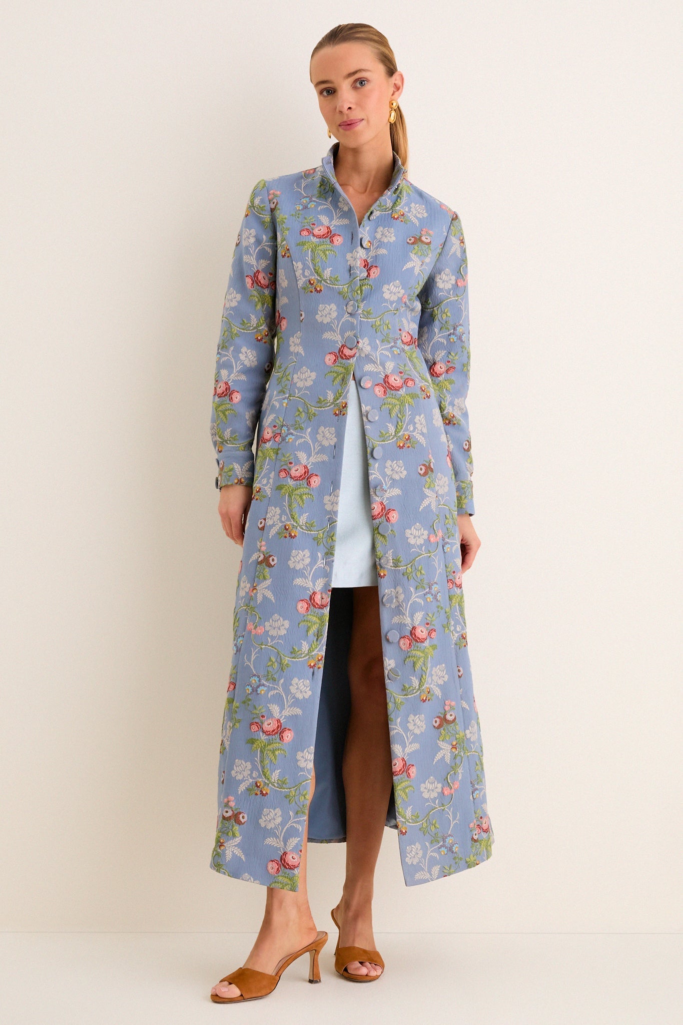 Beatrice Jacquard Coat Dress