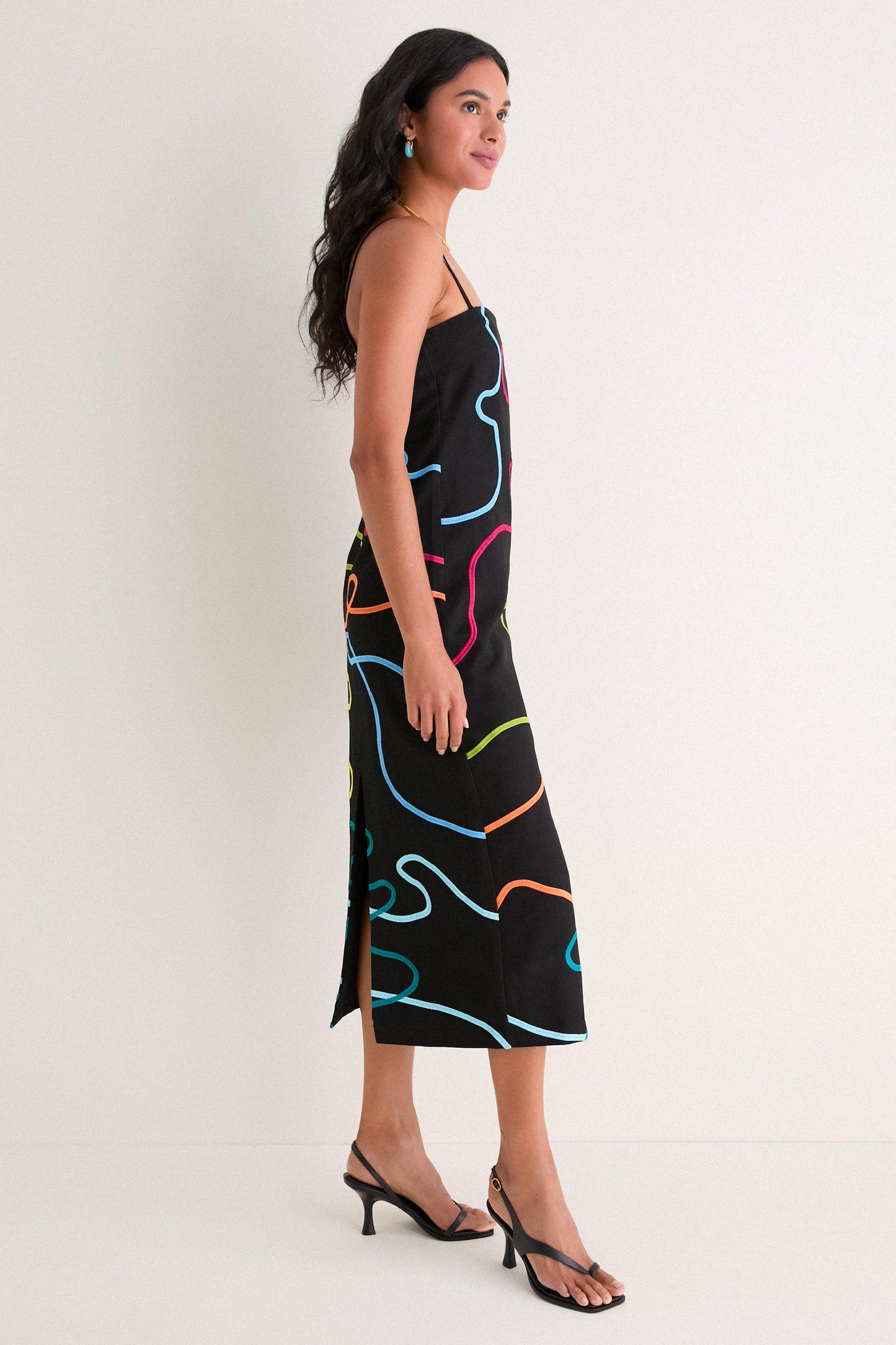 Electra Linen Maxi Dress
