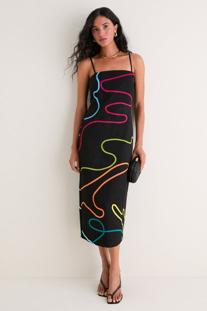 Electra Linen Maxi Dress