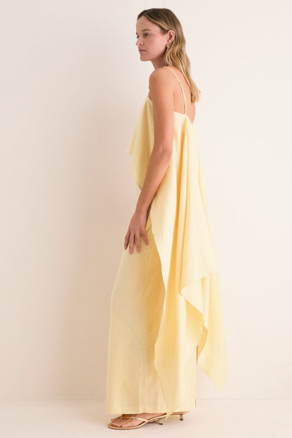 Valencia Linen Midi Dress