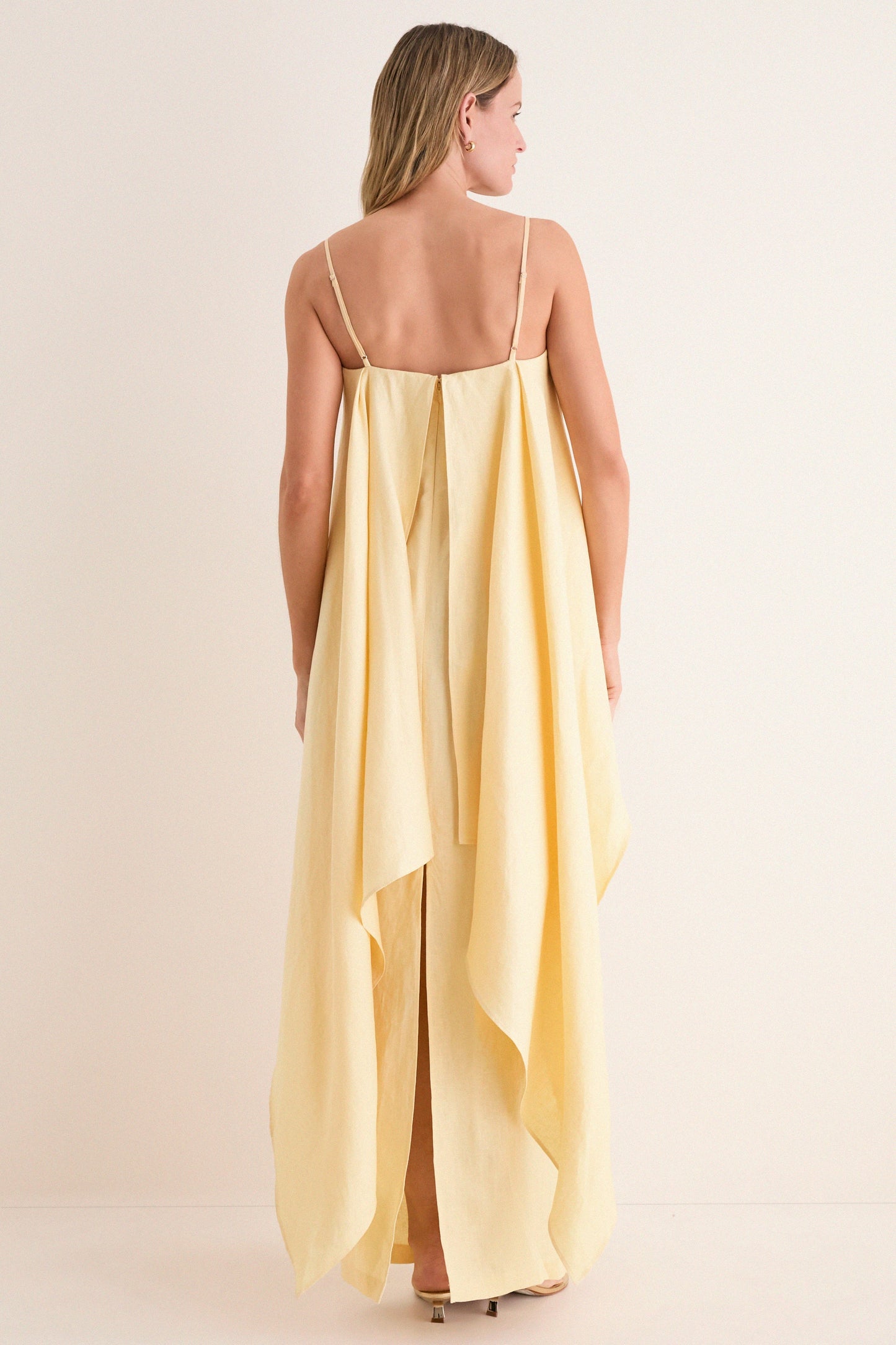 Valencia Linen Midi Dress