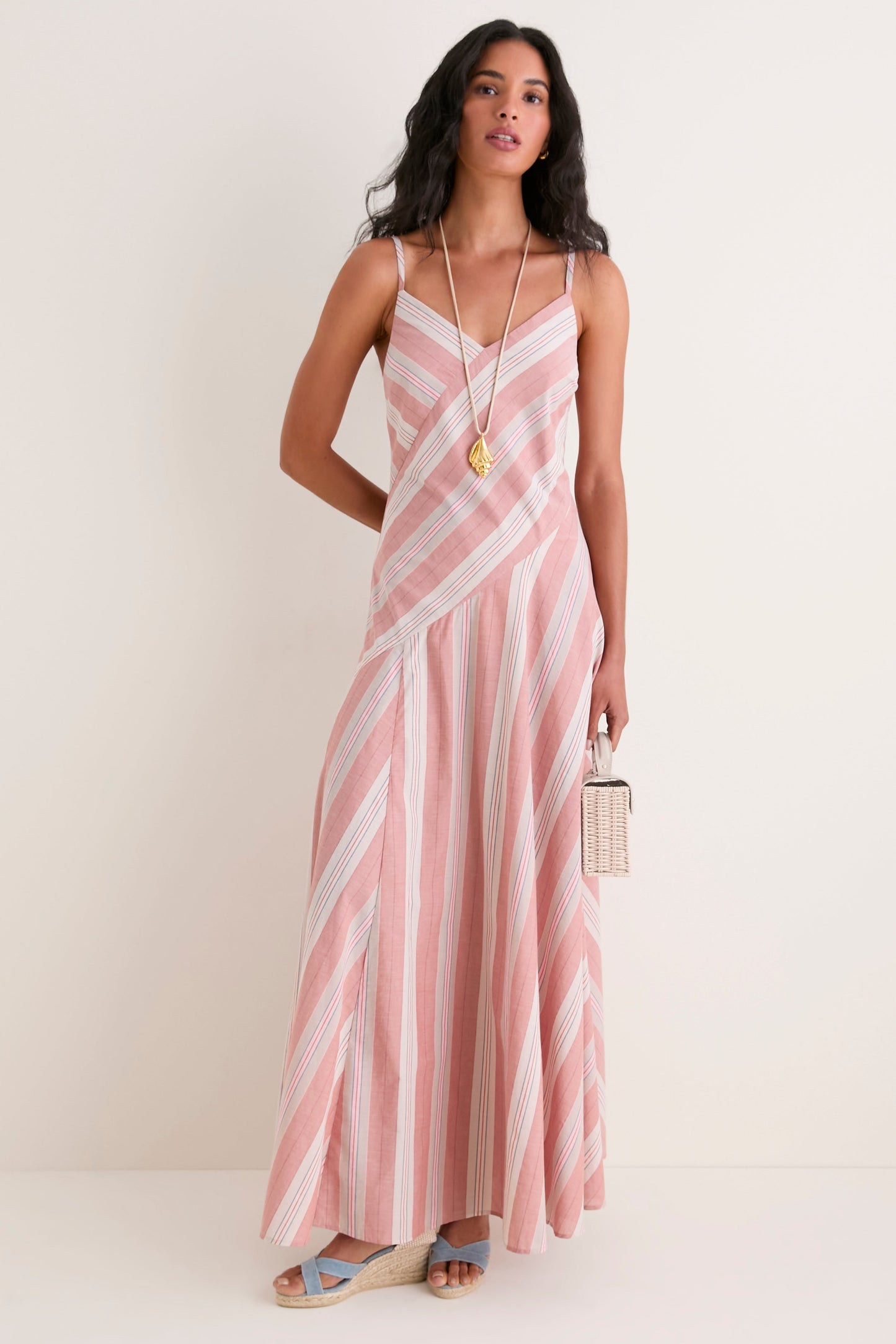 Florentia Striped Maxi Dress
