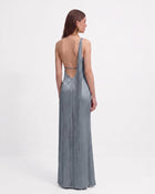 Isabelle One-Shoulder Fringe Maxi Dress