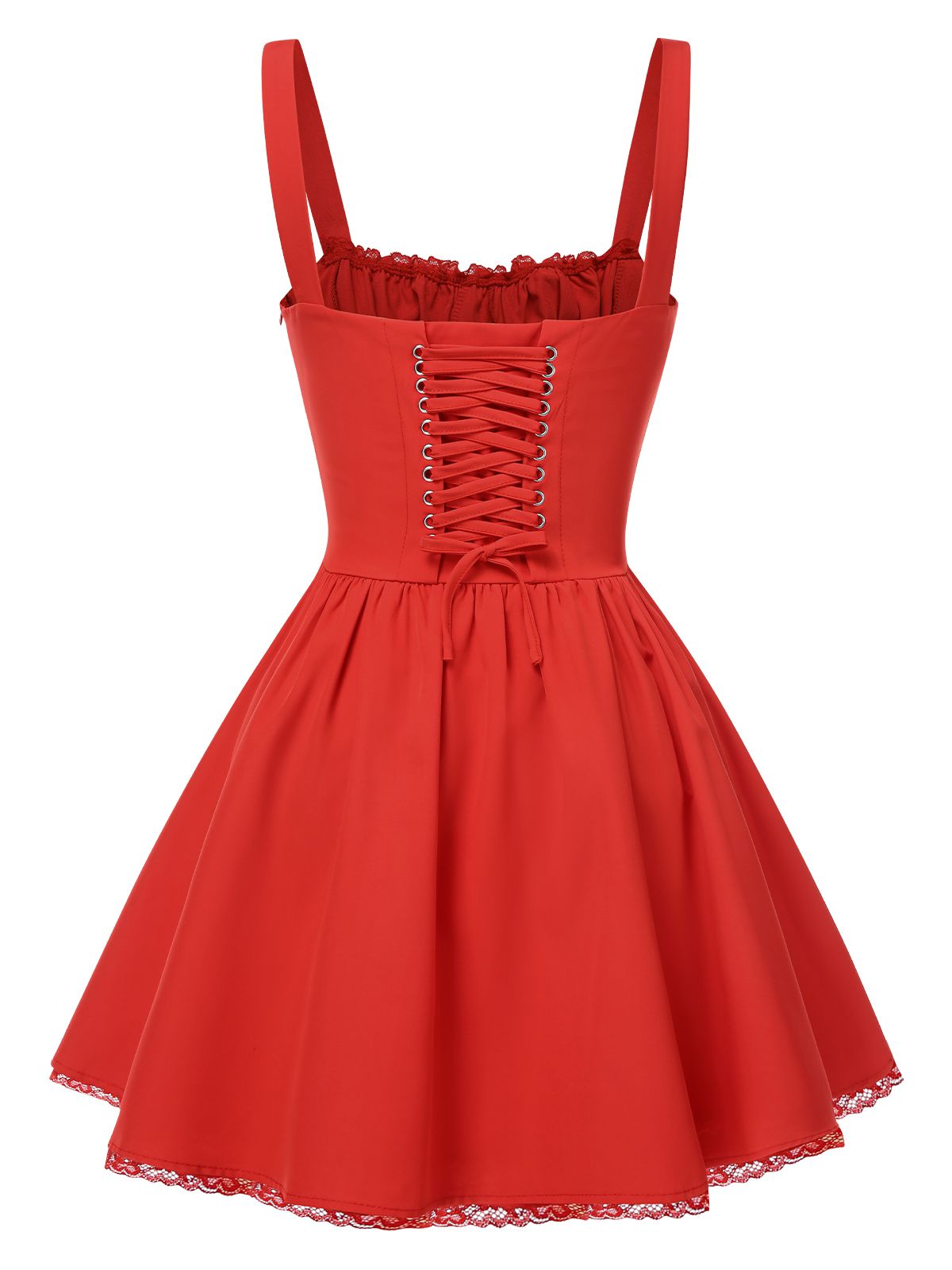 Margot Lace-Up Corset Mini Dress