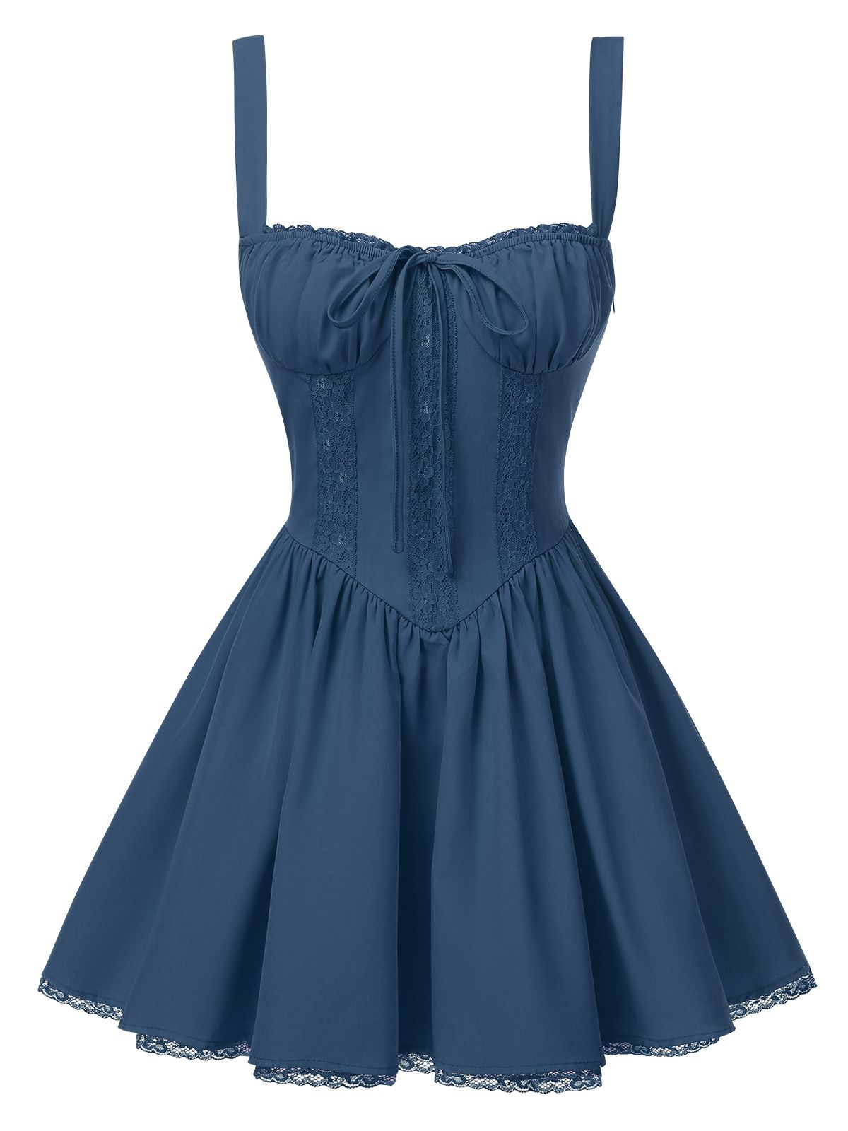 Margot Lace-Up Corset Mini Dress