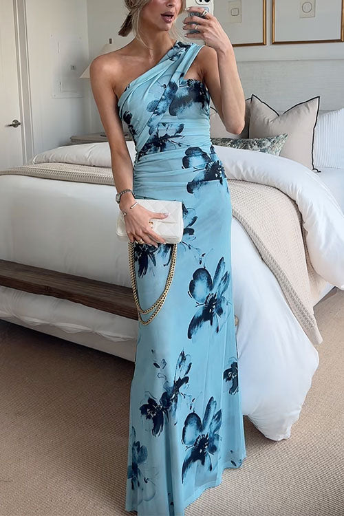 Margot Floral Bodycon Maxi Dress