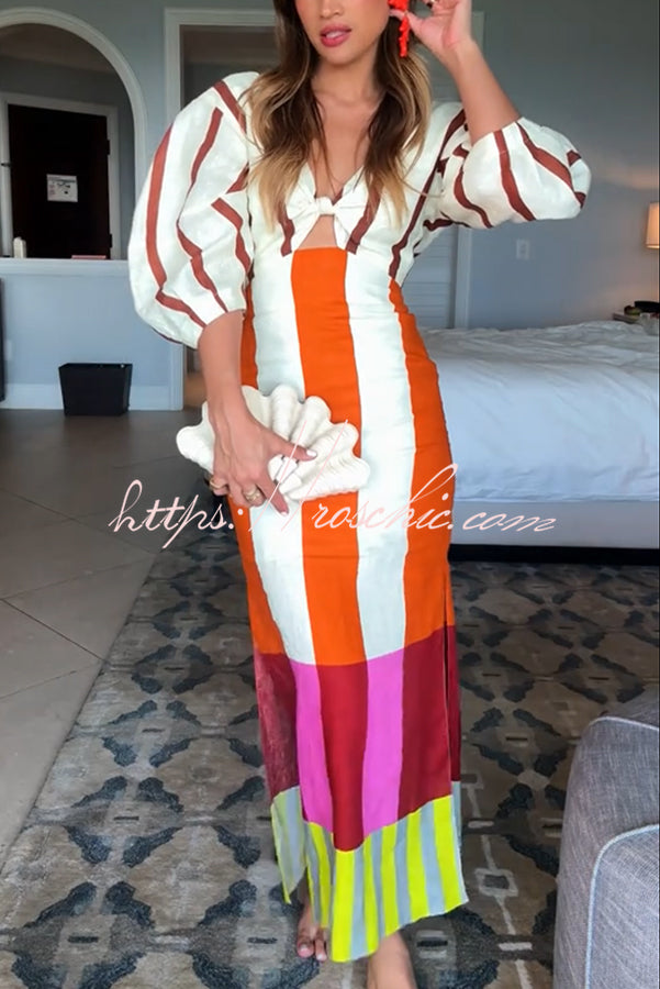 Kaya Linen Maxi Dress