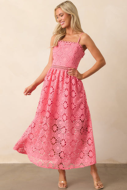 Arabella Floral Embroidered Maxi Dress