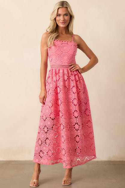 Arabella Floral Embroidered Maxi Dress
