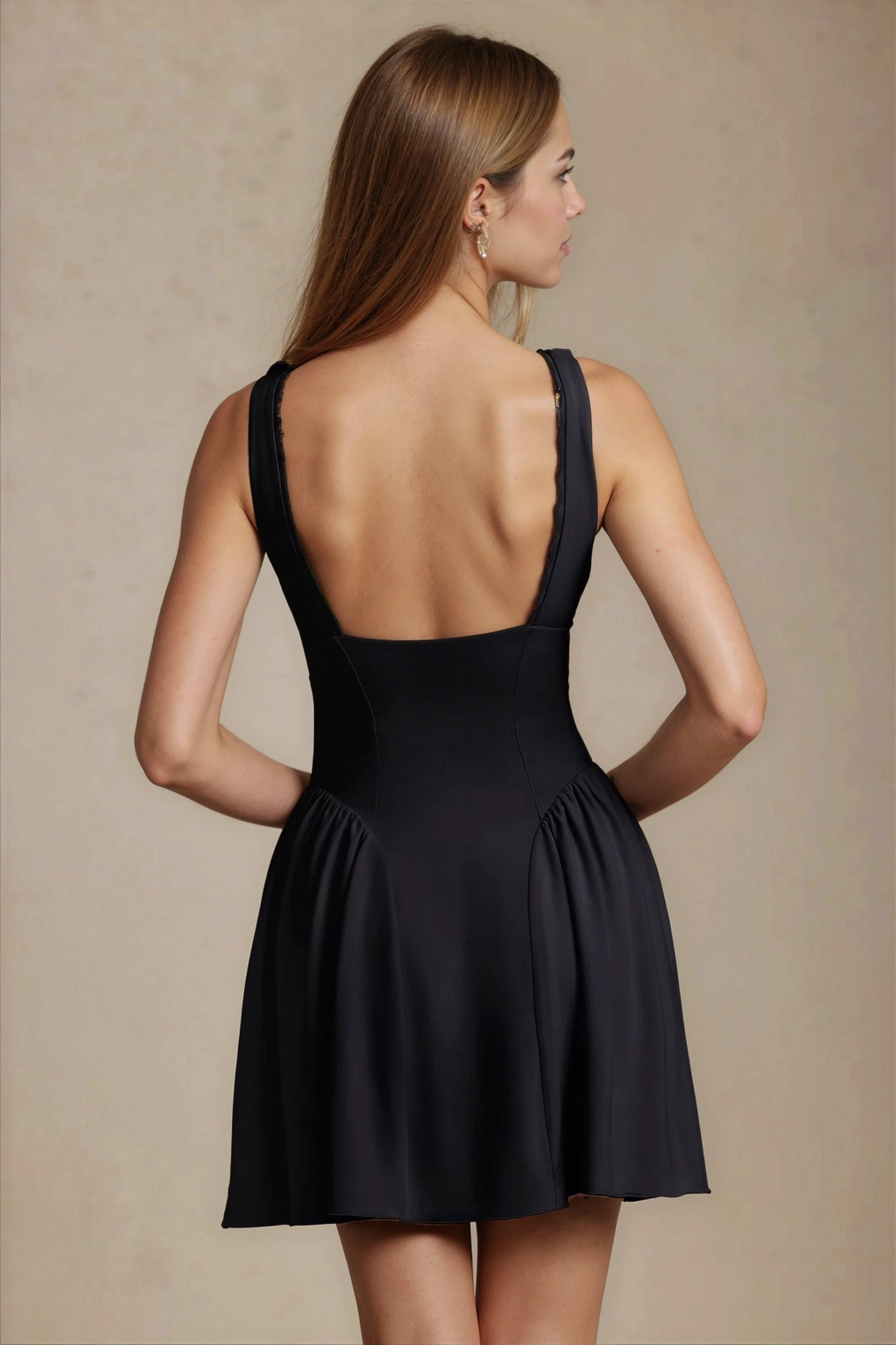 KYLIE FLARED MINI DRESS