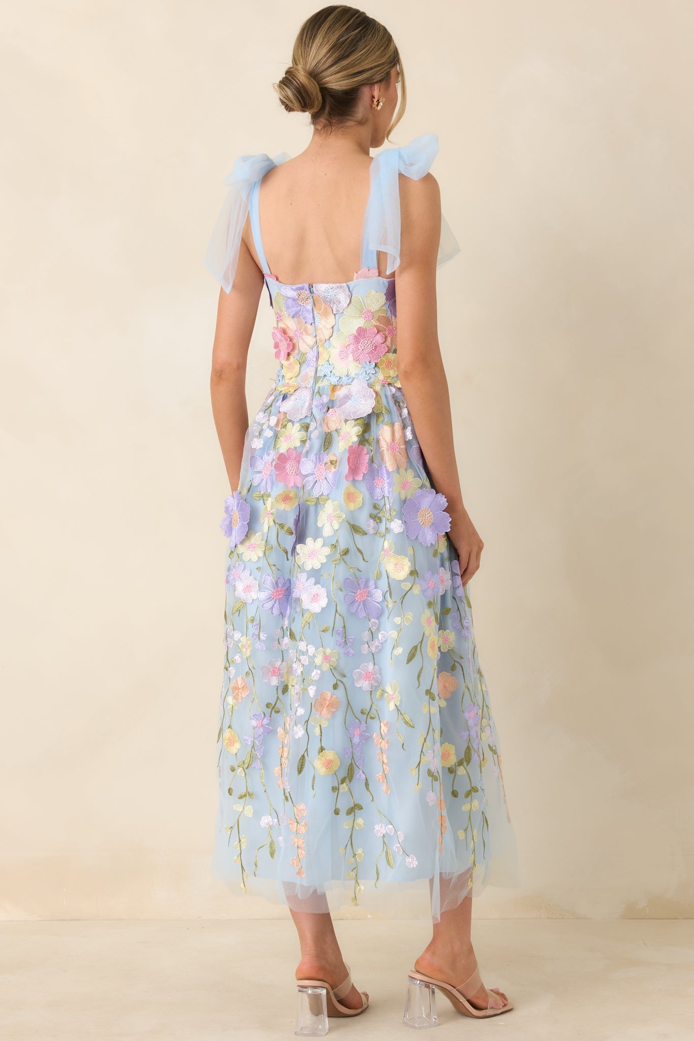 Celestine Embroidered Floral Maxi Dress