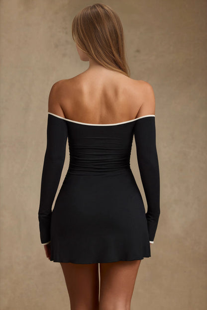 LAURA OFF-SHOULDER MINI DRESS