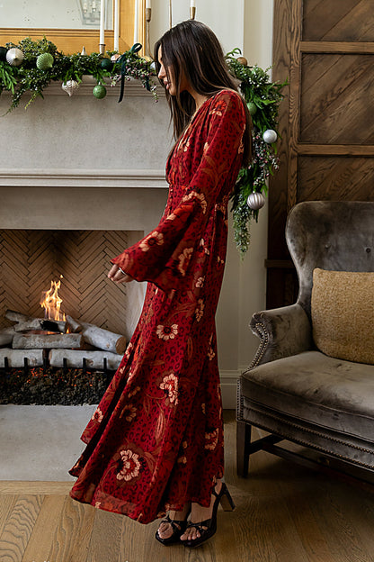 Theo Floral Maxi Dress