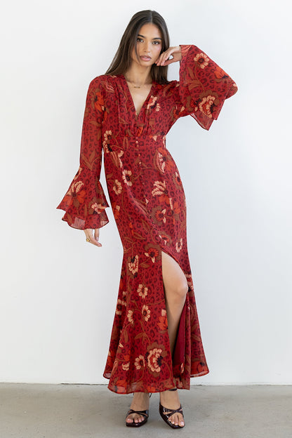 Theo Floral Maxi Dress