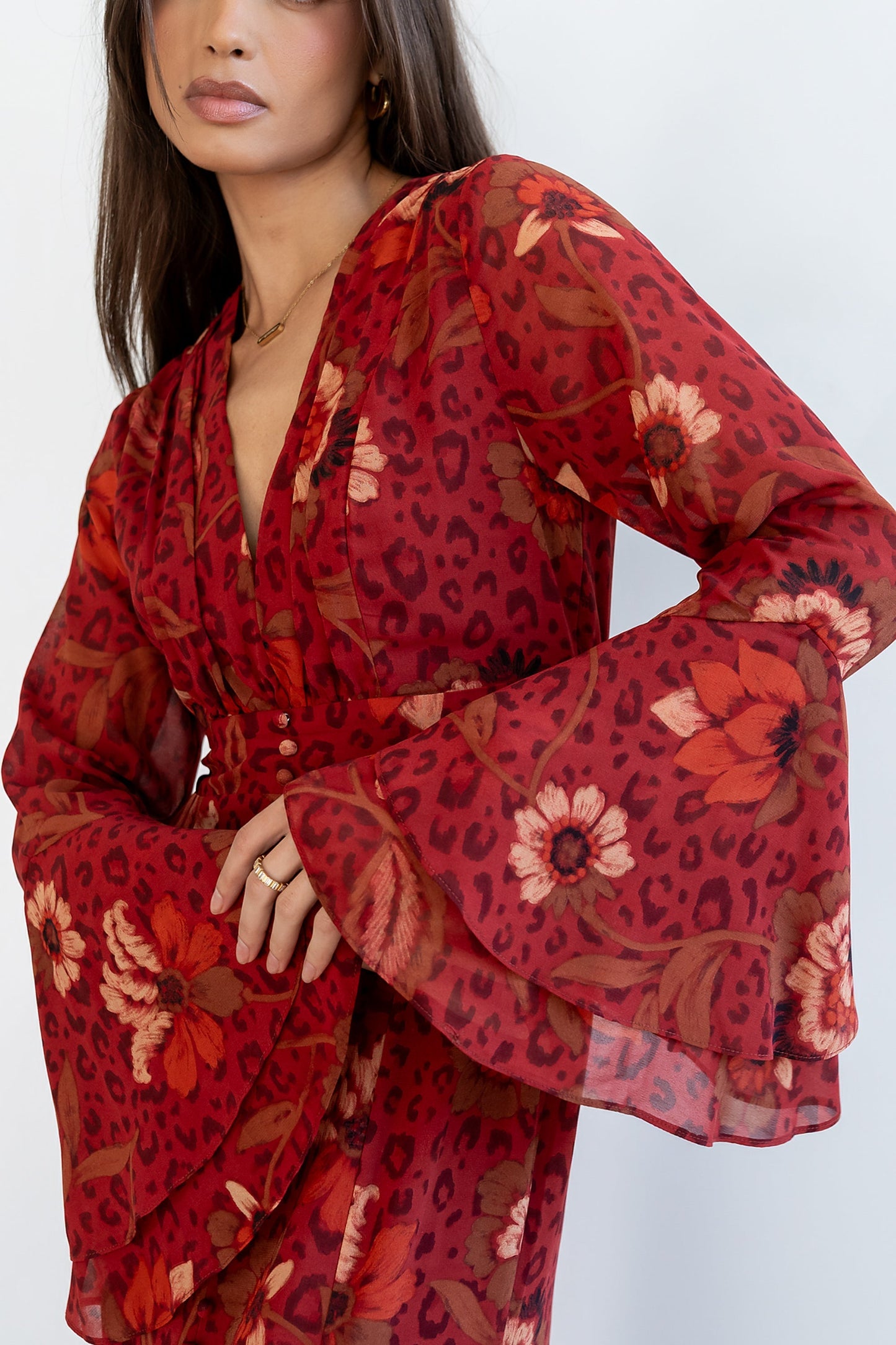 Theo Floral Maxi Dress
