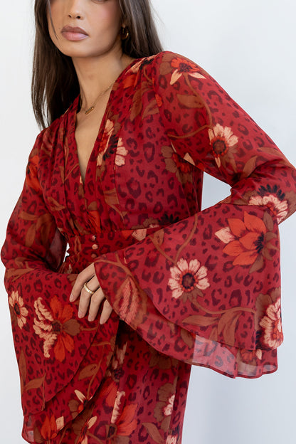Theo Floral Maxi Dress