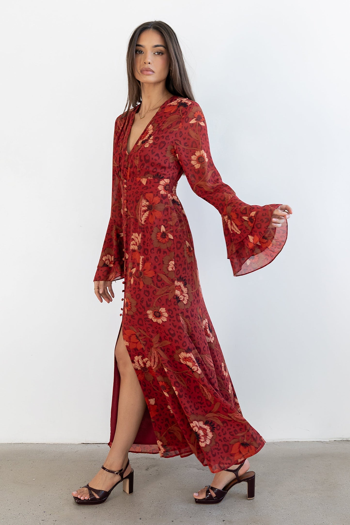 Theo Floral Maxi Dress