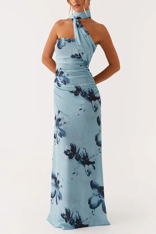 Margot Floral Bodycon Maxi Dress