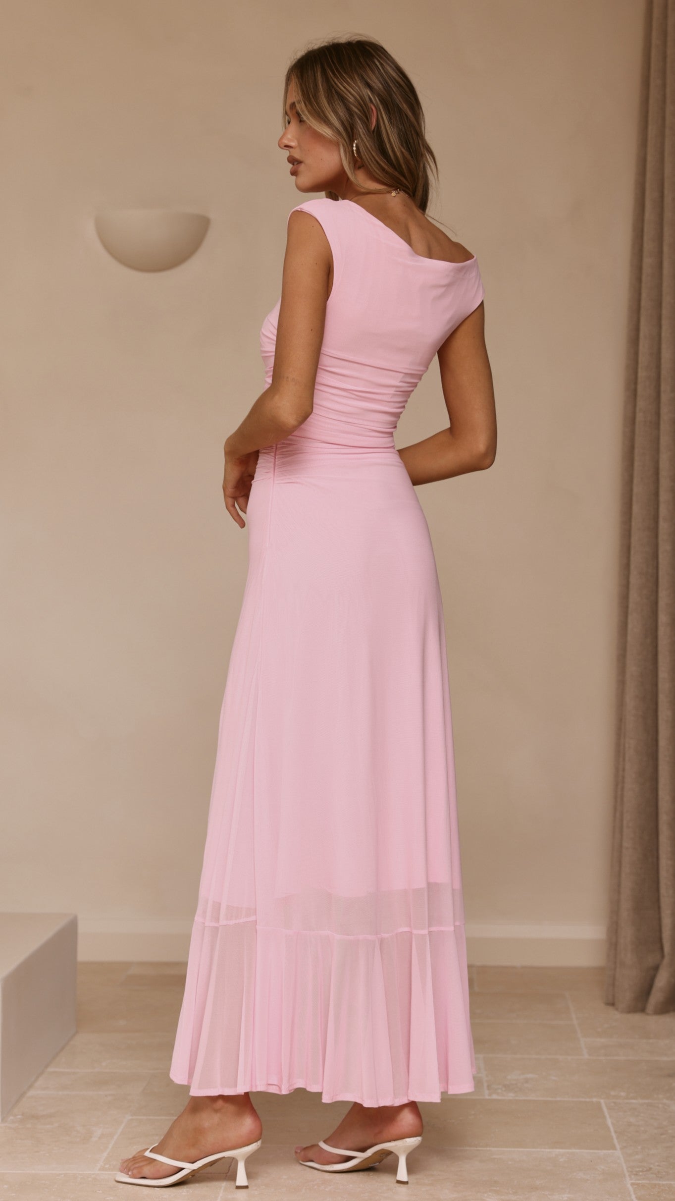 Sareiah Silk Maxi Dress