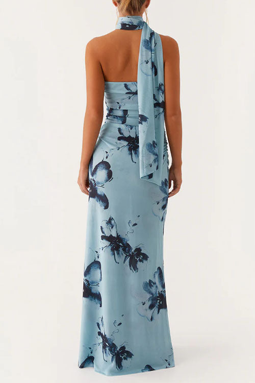 Margot Floral Bodycon Maxi Dress