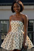 Amabel Polka Dot Mini Dress