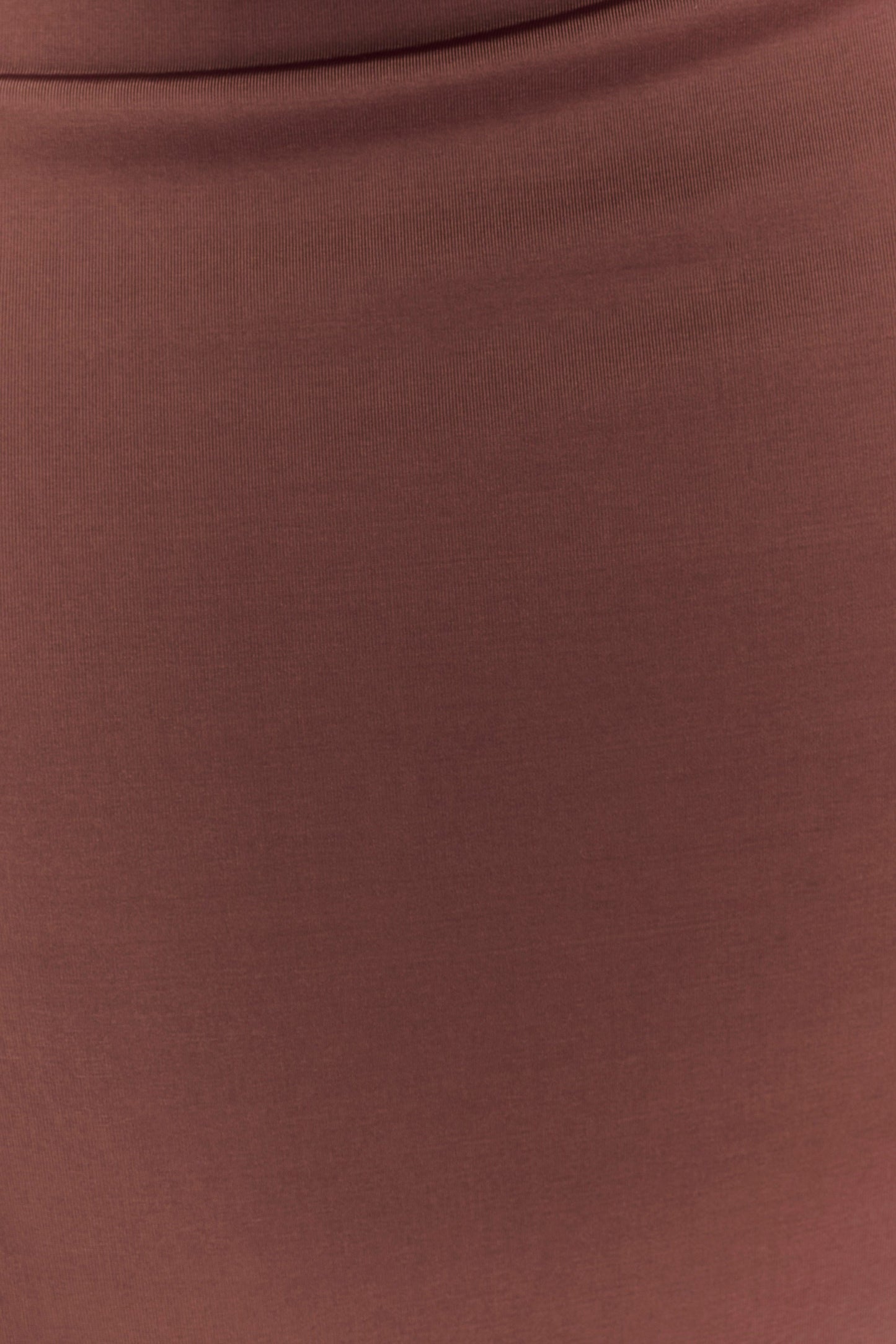 Madison Slinky Strapless Maxi Dress in Chocolate