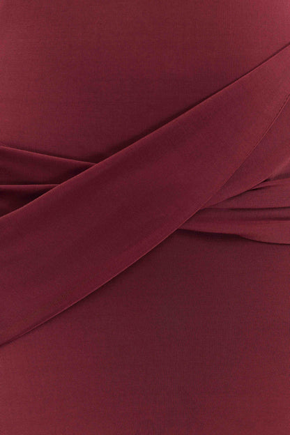 Henley Slinky Drape Maxi Dress