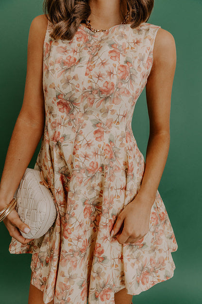 Arabella Floral Denim Mini Dress