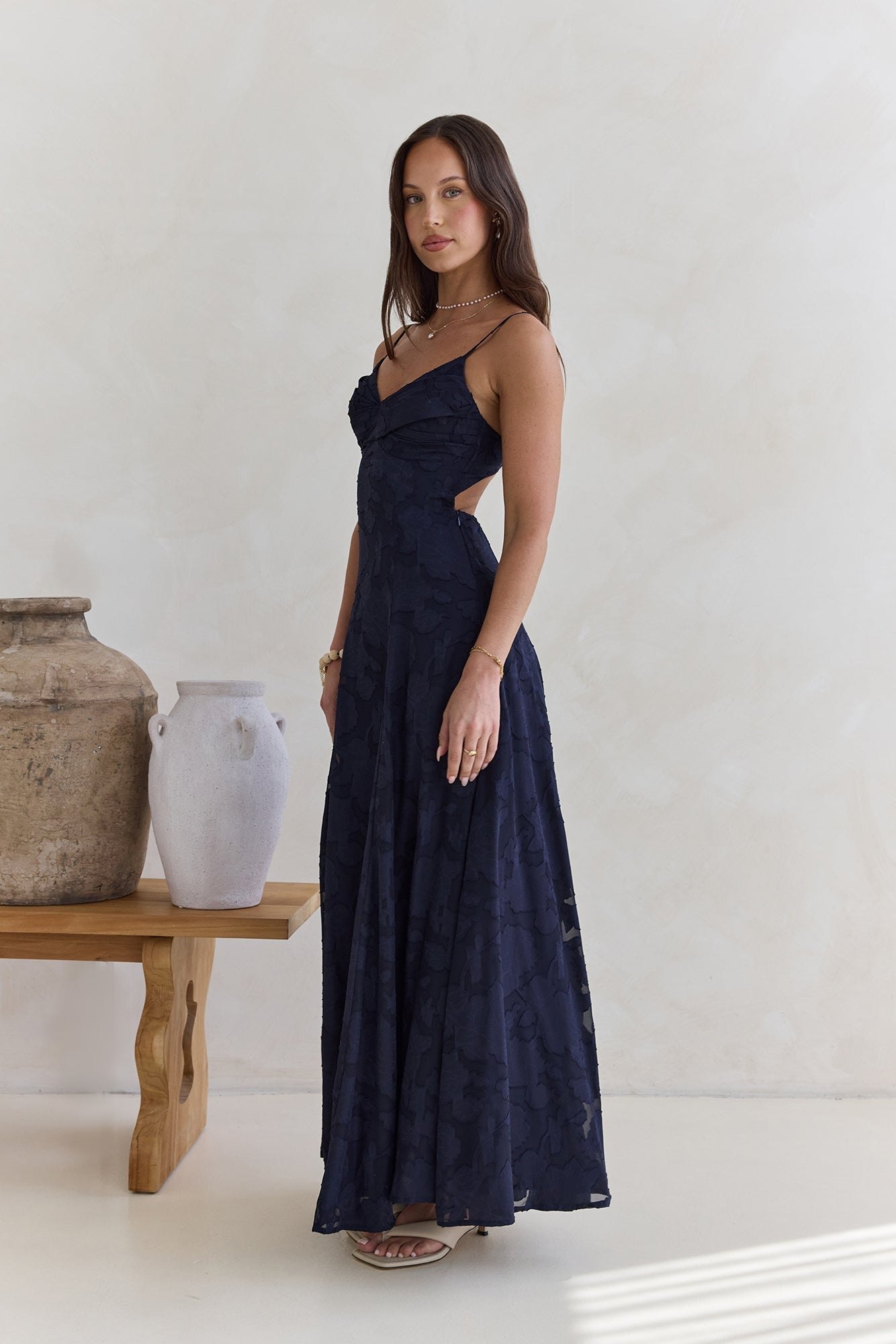 Ophelia Paradise Maxi Dress in Soft Yellow
