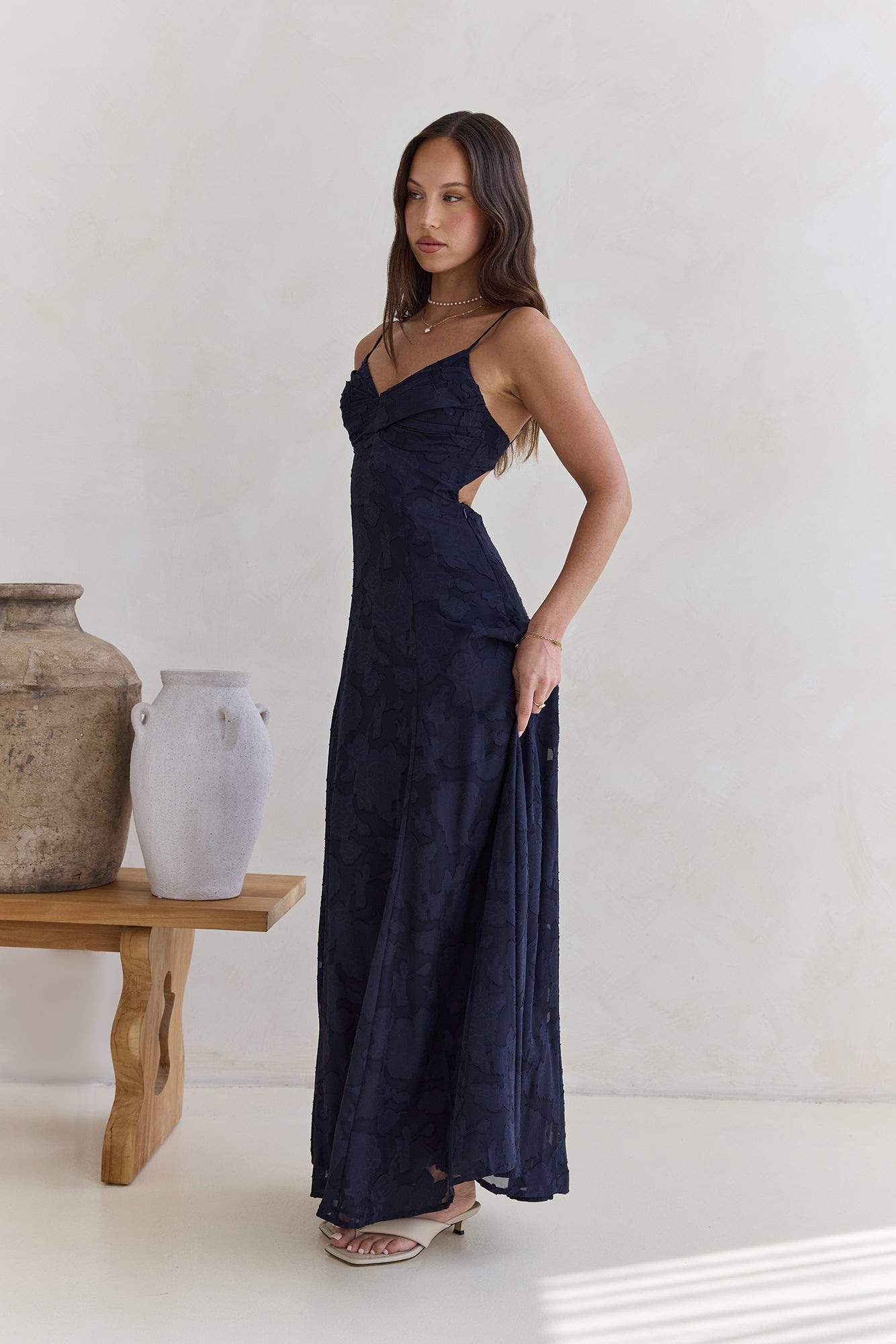 Ophelia Paradise Maxi Dress in Soft Yellow