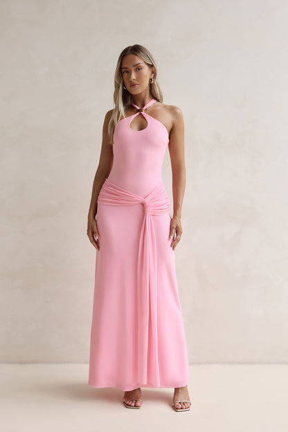 Ophelia Paradise Maxi Dress in Soft Yellow