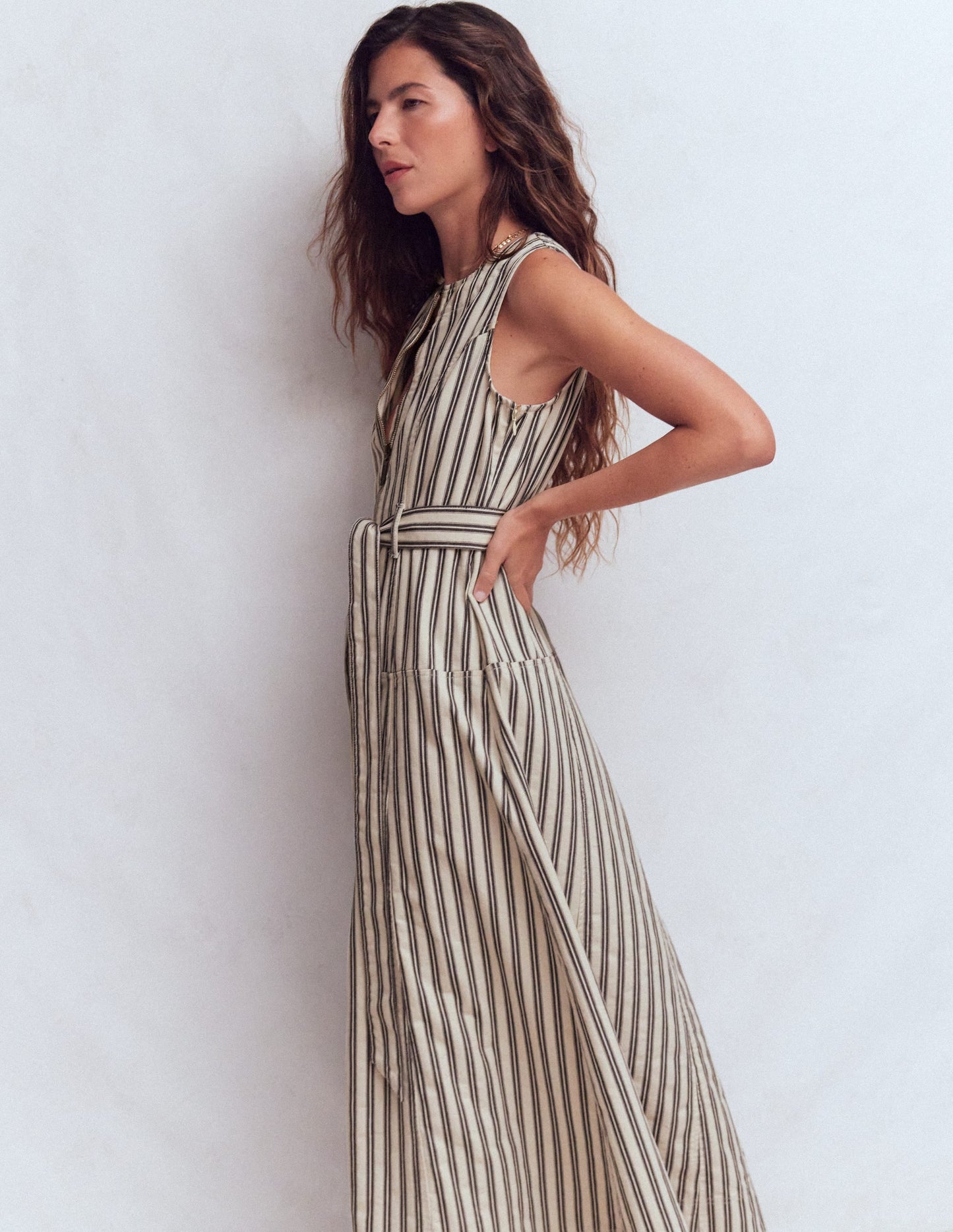 Margot Denim Zip Dress