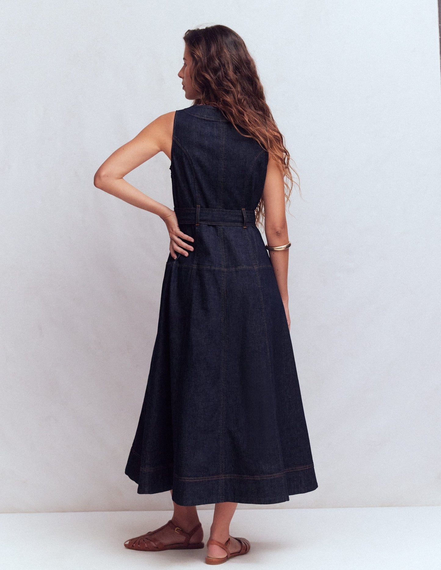 Margot Denim Zip Dress