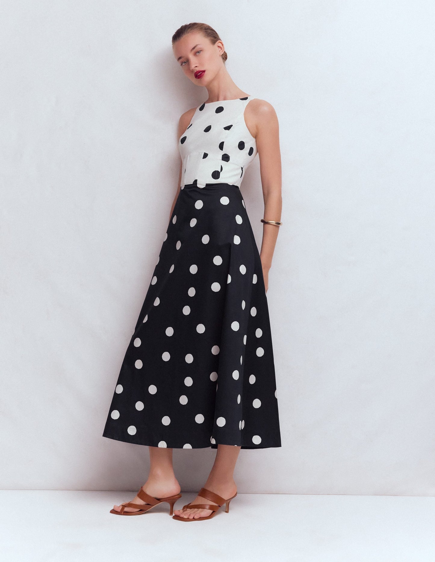 Silvia Boned Bodice Maxi Dress in Green Opulent Blossom