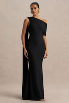 Zendaya Asymmetric Fishtail Maxi Dress